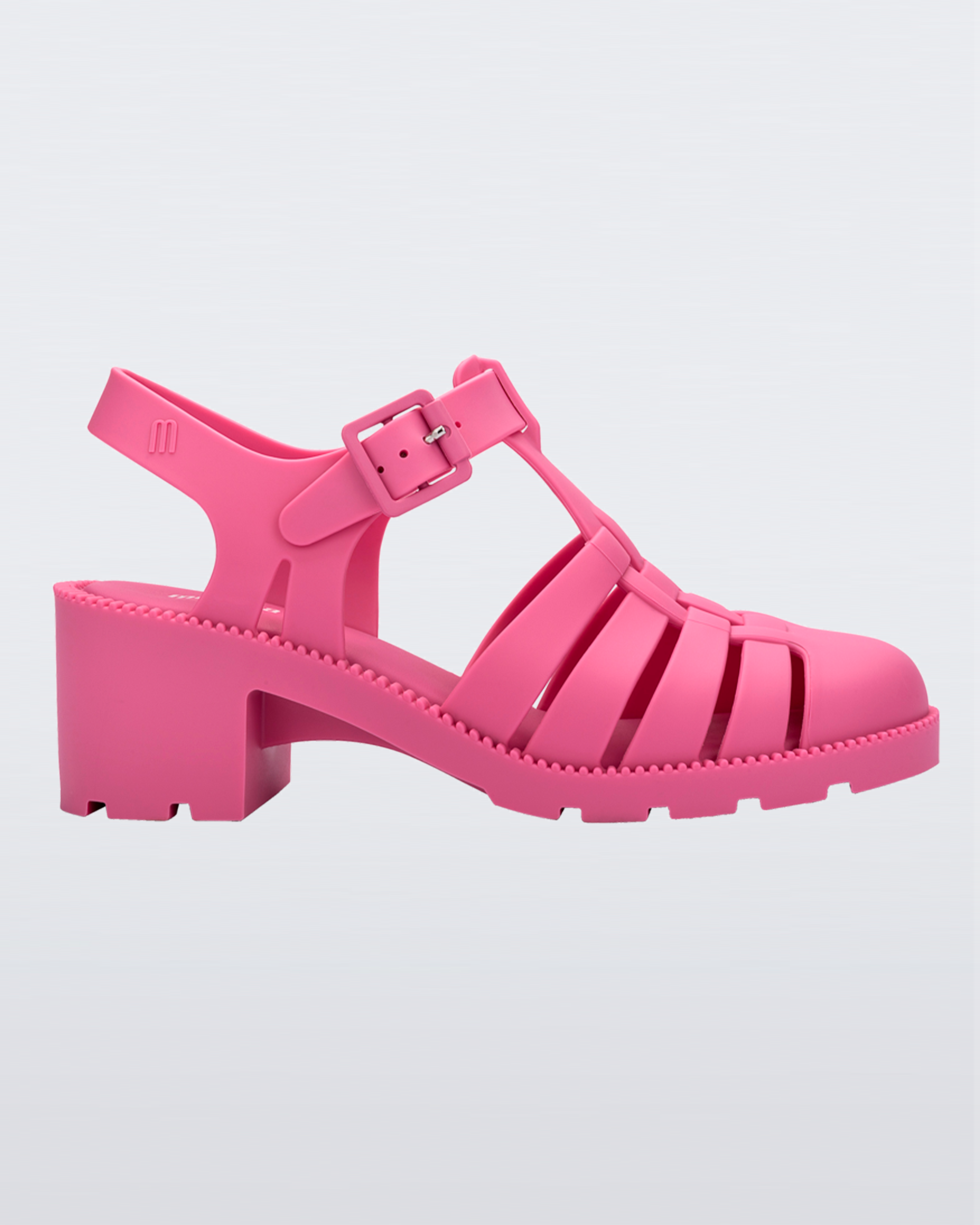 Melissa Damen Id Heel Ad Sandalen Mit Absatz – Schwarz, Größe 39 EU, Aus PVC, Mit Spangen-Verschluss
