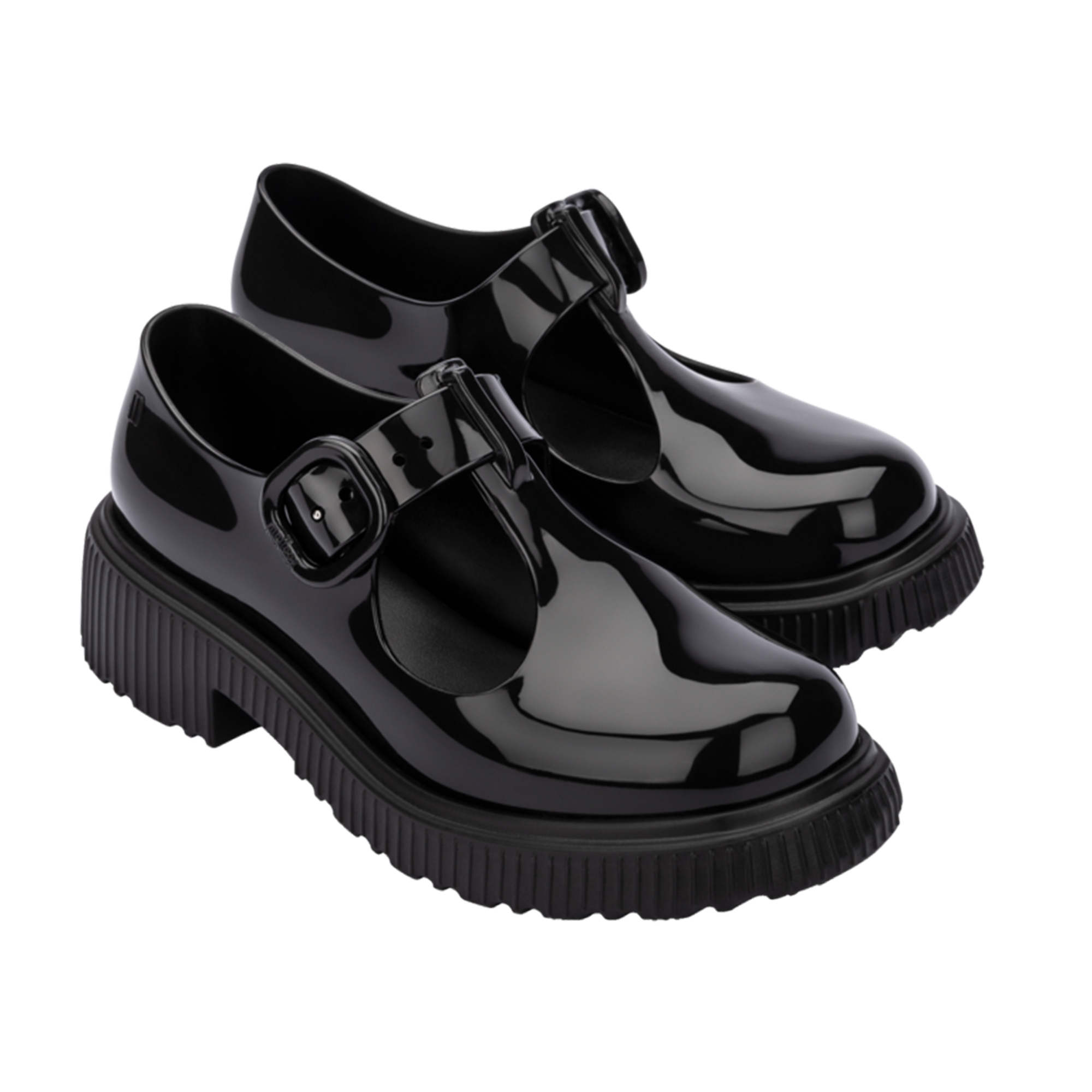 Platform Melissa Flats Black Loafers Melissa Shoes Adults Jackie